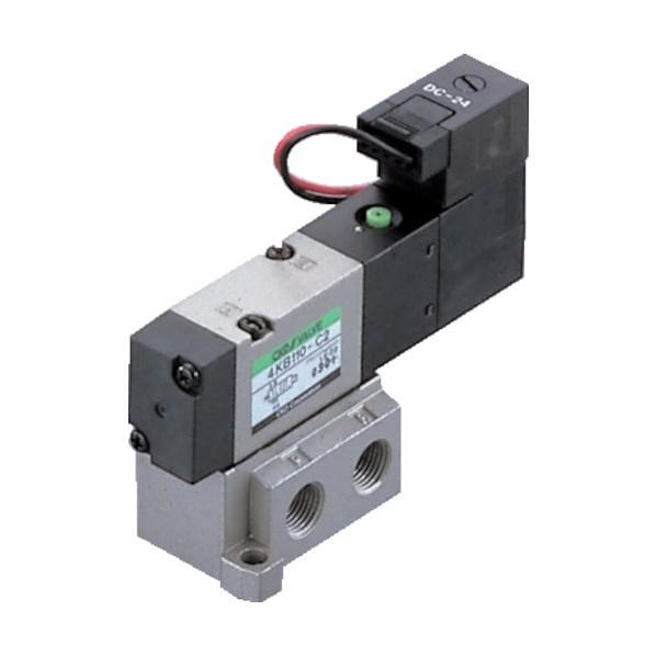 CKD ４Ｋシリーズパイロット式５ポート弁セレックスバルブ 4KB21008DC24V