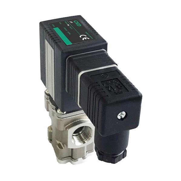 CKD 直動式2ポート電磁弁（マルチフィット［［R上］］） FFB-4208A4S3B1 1点
