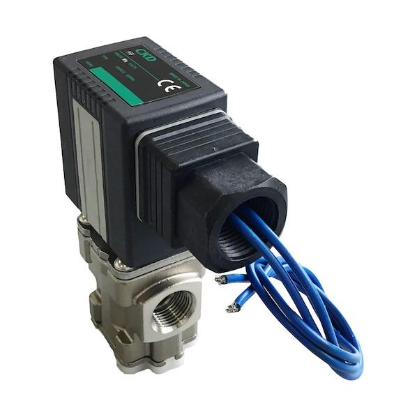 CKD 直動式2ポート電磁弁（マルチフィット［［R上］］） FFB-4208A4S3F1 1点