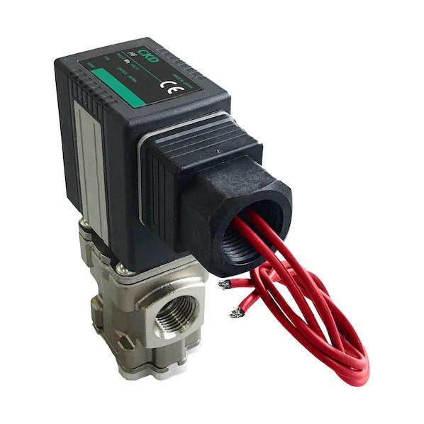 CKD 直動式2ポート電磁弁（マルチフィット［［R上］］） FFB-4208A4S3F6 1点