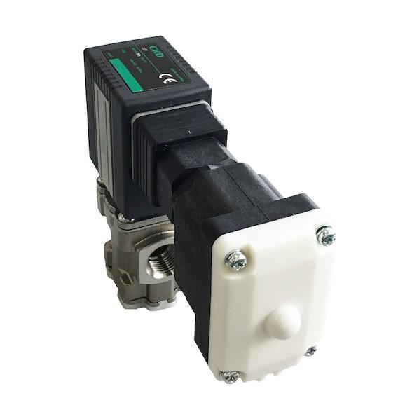 CKD 直動式2ポート電磁弁（マルチフィット［［R上］］） FFB-4210A4S3G1-B 1点