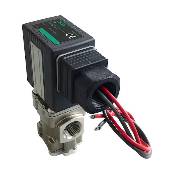 CKD 直動式2ポート電磁弁（マルチフィット［［R上］］） FFB-4210A4S3M3-B 1点