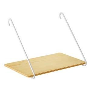 DRAW A LINE  005 Shelf B パーツ棚B 横専用 対応001.002 White W400mmxH272mmxD