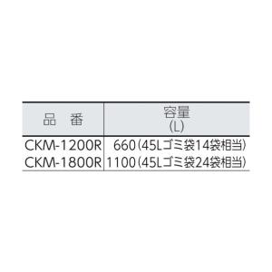 ※法人専用品※ダイケン ステンレスゴミ収納庫ク...の詳細画像1