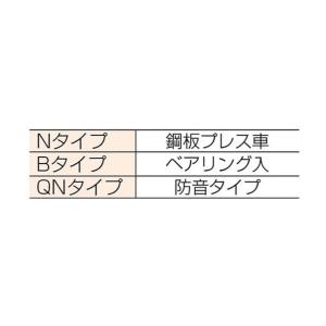 ダイケン 3号ドアハンガー用複車 #3 4WHの詳細画像1