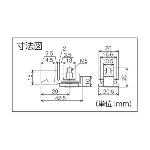 ダイケン アルミ製ドアハンガーSD10ストッパ...の詳細画像2