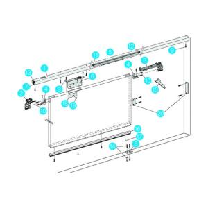 ※法人専用品※ダイケン スライデックス ソフトクローザー 水平レールタイプ 自閉引込み式 HCS-JSC35TSM型 HCS-JSC35TSM｜diy-tool