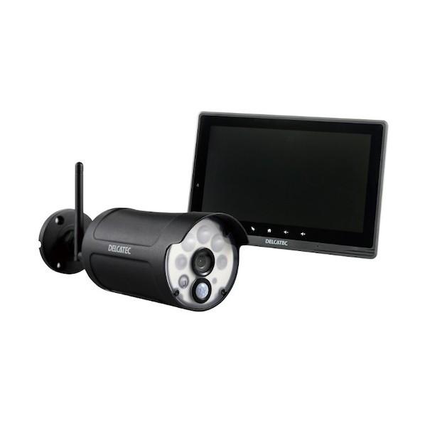 DXアンテナ センサーライト付ワイヤレスフルHDカメラ&amp;10inchモニターセット WSS10M1C...