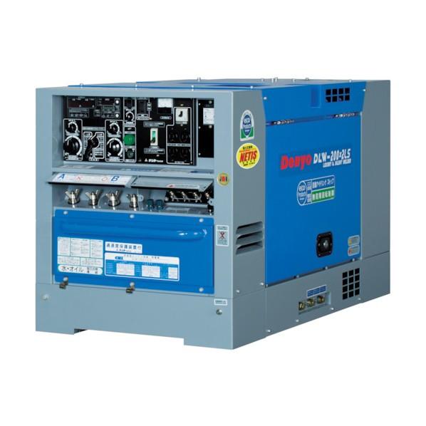※法人専用品※デンヨー ディーゼルエンジン溶接機超低騒音型 DLW-200X2LS