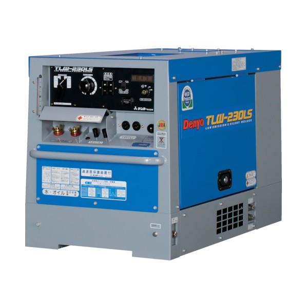 ※法人専用品※デンヨー 防音型ディーゼルエンジン溶接機 TLW-230LS