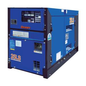 デンヨー Denyo 防音型ディーゼルエンジン発電機 20/25kVA(50/60Hz 