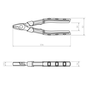 エンジニア ネジザウルスSE 175mm PZ...の詳細画像4