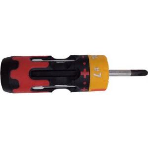 アイガーツール スイストゥールシステムドライバーショートラチェット＃７ ブラック×レッド #7 SD-SR07