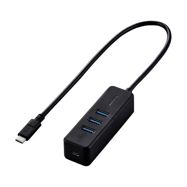 エレコム USB Type C ハブ USB3.1(Gen1) USB-Aメス3ポート PD対応Ty...