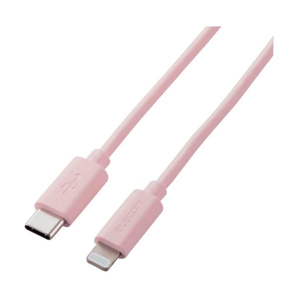 エレコム USB C-Lightningケーブル 1.0m ピンク U2C-APCL10PN