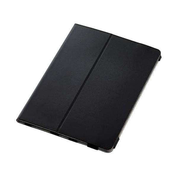 エレコム iPad Pro 11インチ用フラップケース ソフトレザー 2アングル 軽量 ブラック T...