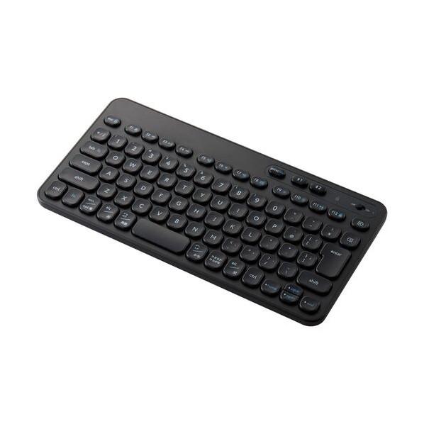 エレコム キーボードBluetoothメンブレン式コンパクトCapsLock機能無効化スイッチ搭載抗...