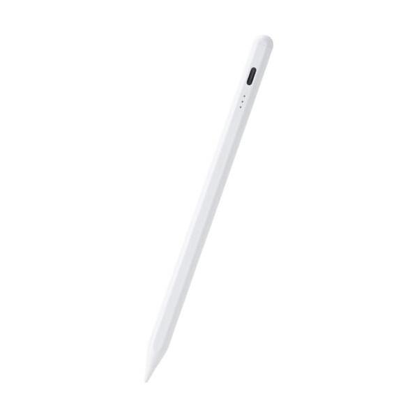 エレコム 法人向けタッチペン 充電式 iPad専用 傾き検知 USB-C充電 急速充電 ホワイト P...