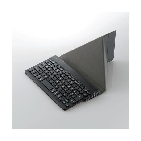 エレコム Bluetoothミニキーボード Slint 超薄型 パンタグラフ式 保護ケース付 ブラッ...
