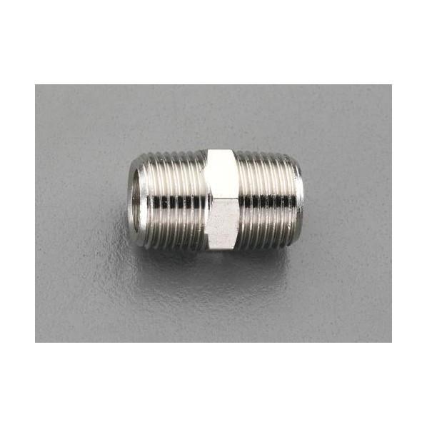 エスコ(esco) ニップル(真鍮製) R1/2 ×R1/2  EA141CD-104