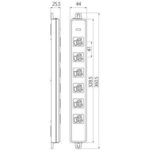 エスコ AC125V/15A×3.0mOAタッ...の詳細画像1