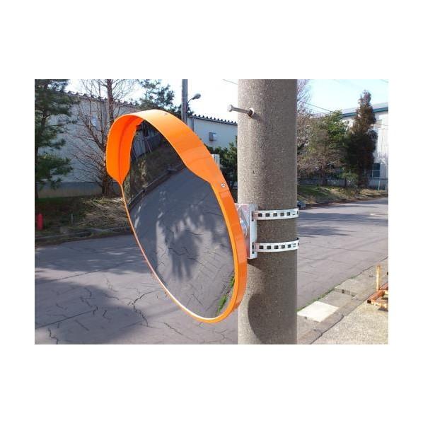 エスコ 直径600mm大型安全ミラー(電柱用/アクリル製) φ600mm EA724ZY-11