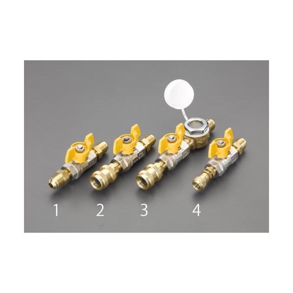 エスコ F3/8' x F1/4' ボールバルブ(サービス用) EA496EH-4