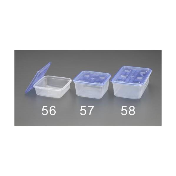 エスコ(esco) 700ml 密閉保存容器(ジップロックコンテナー/2個) EA508TK-56