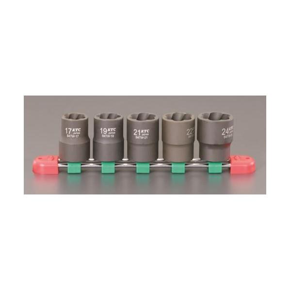 エスコ ツイストソケット 1/2inDR×17mm EA618RK-201