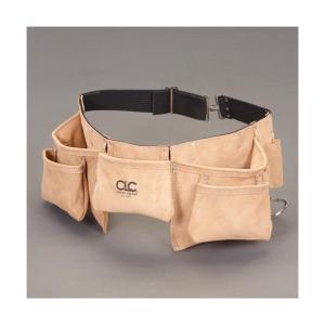 クニーズ 革製腰袋ダブルバッグ腰袋両側ベルト(ベルト付き) AP-622 1個