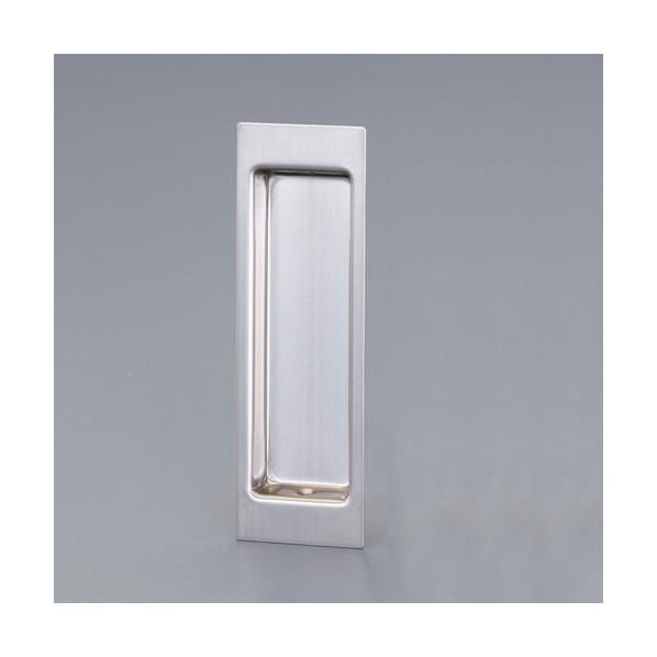 ※法人専用品※エスコ 引戸取手(ステンレス製/サテンシルバー) 150x43mm EA951C-2 ...