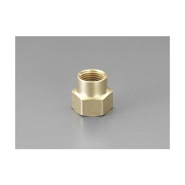 エスコ 1/2 NPTx3/4 NH雌ねじ変換コネクター EA124GC-42 1個