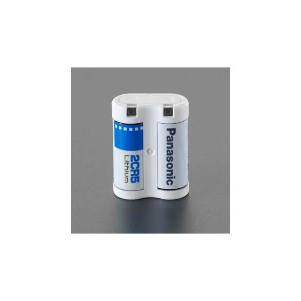 エスコ 2CR5[6V]カメラ用リチューム電池 EA758YC-6