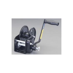 エスコ 545kgブレーキ付ハンドウインチ EA989SC-3