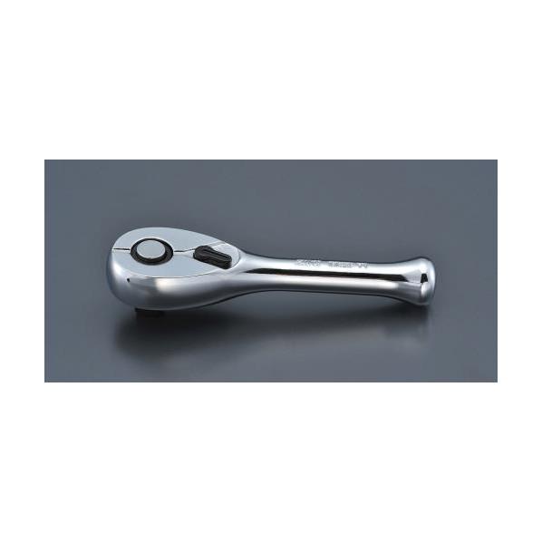 エスコ ショートラチェットハンドル 1/4 sq EA618ND-6