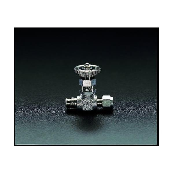 エスコ ［ステンレス製］ミニチュアバルブ 1/4 ×8mm EA425CD-8
