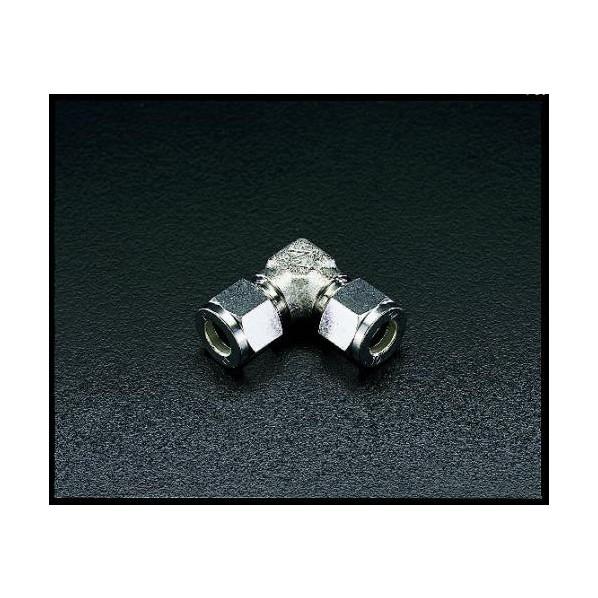 エスコ ［ステンレス製］エルボユニオン 8mm EA425CH-8