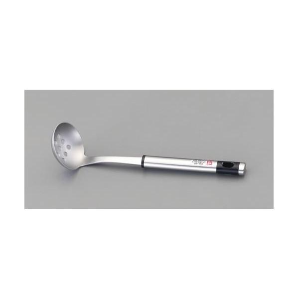 エスコ 穴あき玉しゃくし 255mm EA912HF-14