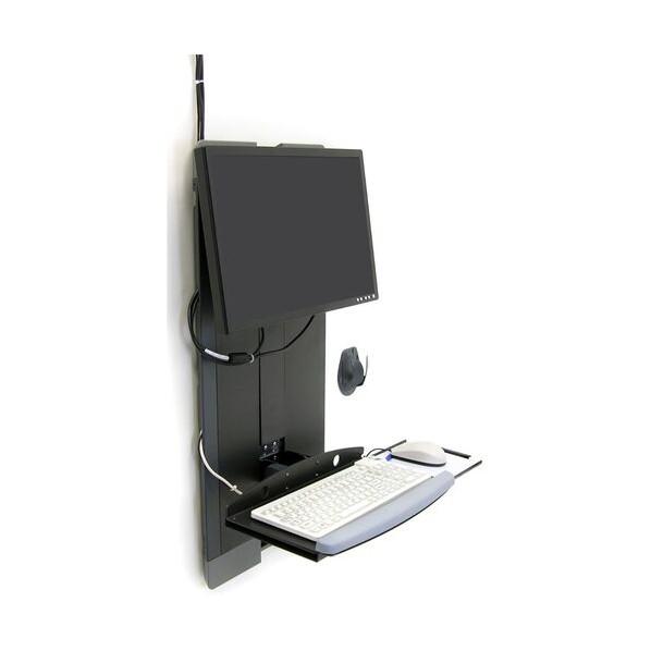 エルゴトロンジャパン StyleView 縦型リフト コンパクトタイプ ブラック 24インチ（2．3...