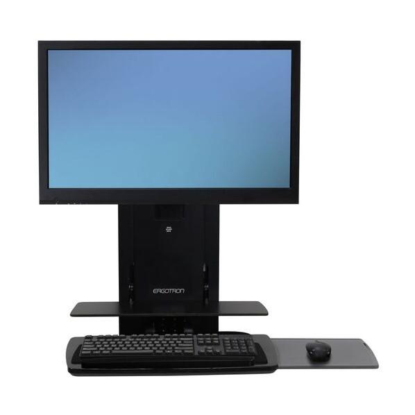 エルゴトロンジャパン StyleView 昇降式縦型リフト ブラック 24インチ（3．6〜13．6k...