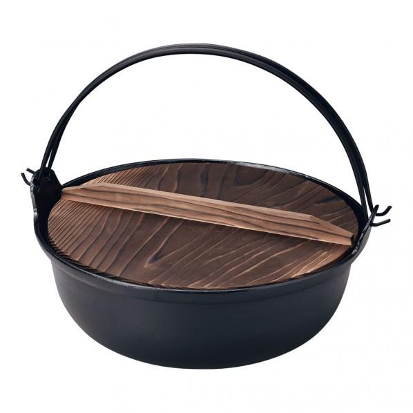 砺波商店 アルミ電磁用いろり鍋 30cm QIL07030