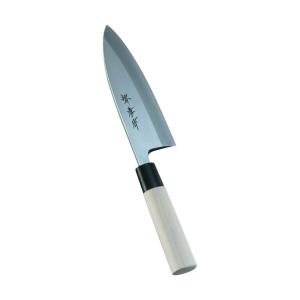 尚台正吉 鎌型薄刃包丁 七寸半 栗型柄 刃渡り約230mm 和包丁