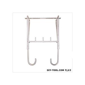 フジテック アルミ自在物干し アルマイトシルバー 50×20×63cm(フック収納時) 48003