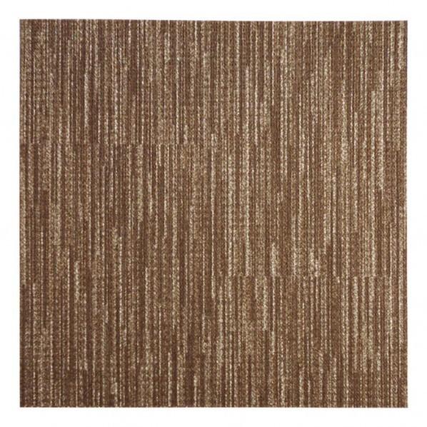 富双合成 貼ってはがせるフロアパネル ストライプ(ブラウン) 厚さ：3mmサイズ：45?45cm P...