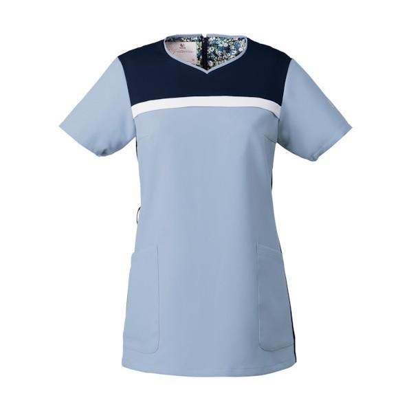 フォーク レディススクラブ エリンジウム×ホワイト×ダークネイビー S HI705-2-S