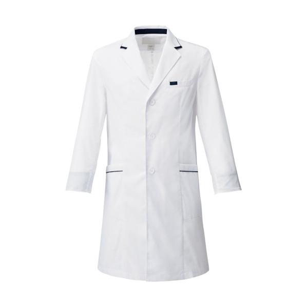 フォーク メンズシングルコート ホワイト S 1539SP-1-S