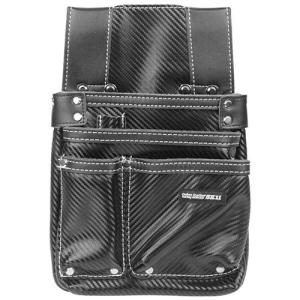 藤原産業 カーボンレザー釘袋 ブラック SK-C...の商品画像