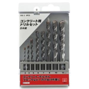 藤原産業 コンクリート用ドリルセット 3・4・...の詳細画像1