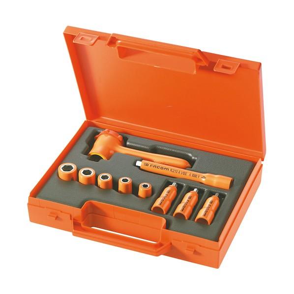 FACOM社 絶縁工具 絶縁工具セット 10pcs R.400AVSE 1S