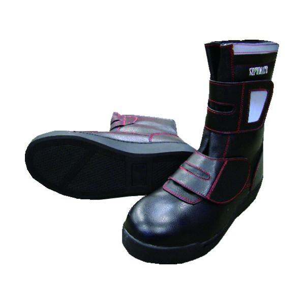 富士手袋 舗装用安全靴 黒 ブラック 28.0cm 3256-BK-28.0